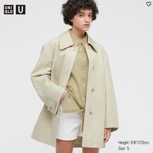 UNIQLO U SOUTIEN COLLAR SHORT COAT NWT